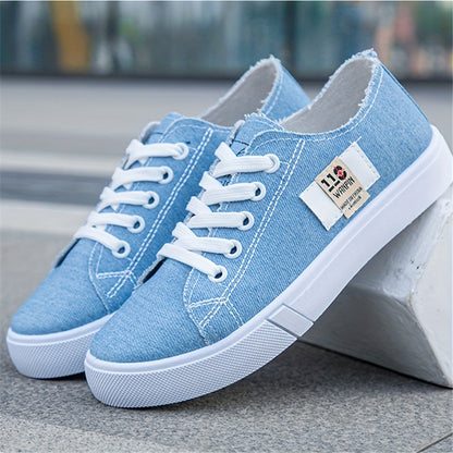 Anna | Women's Canvas Low Top Lace Up Sneakers