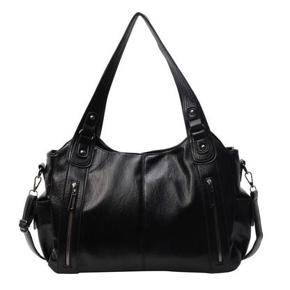 Noemie | Women's Faux Leather Large Shoulder Tote Bag