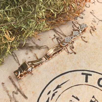 Aurelia | Women's Magnetic Copper Bangle Bracelet