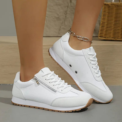 Solvana | Women's Orthopedic Lace Up Walking Sneakers