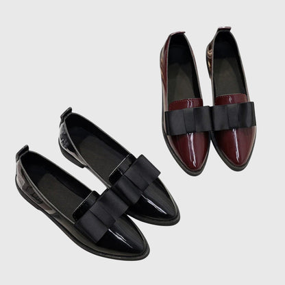 Anya | Women's Orthopedic Bow Pointed Toe Loafers