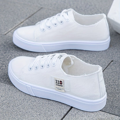 Anna | Women's Canvas Low Top Lace Up Sneakers