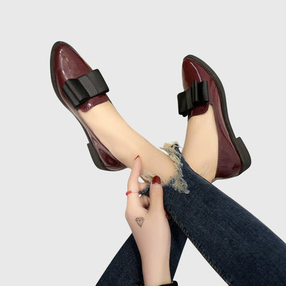Anya | Women's Orthopedic Bow Pointed Toe Loafers