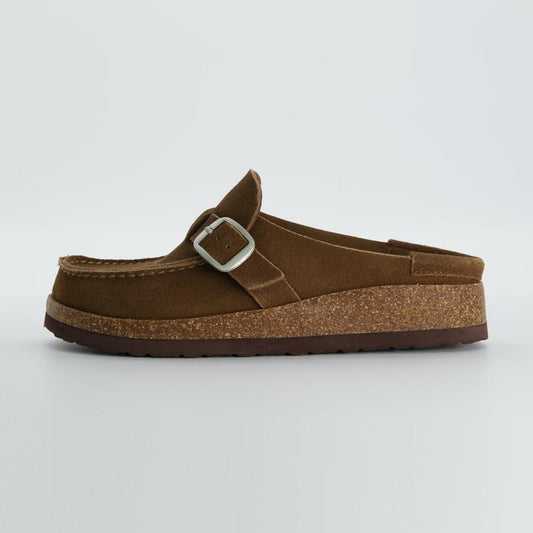 HOLLAND™ - Women Suede Cork Footbed Comfort Clogs