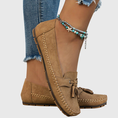 Chelsea | Women's Tassel Moccasin Loafers
