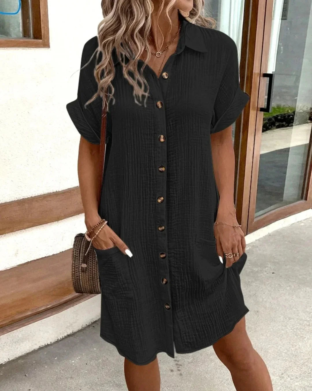 ÉLOISE™ | Elegant V-Neck Dress
