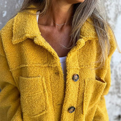 Zoe | Women's Button Up Jacket with Pockets