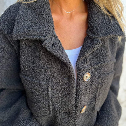 Zoe | Women's Button Up Jacket with Pockets
