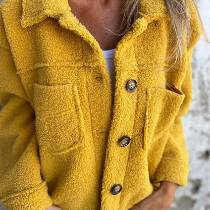 Zoe | Women's Button Up Jacket with Pockets